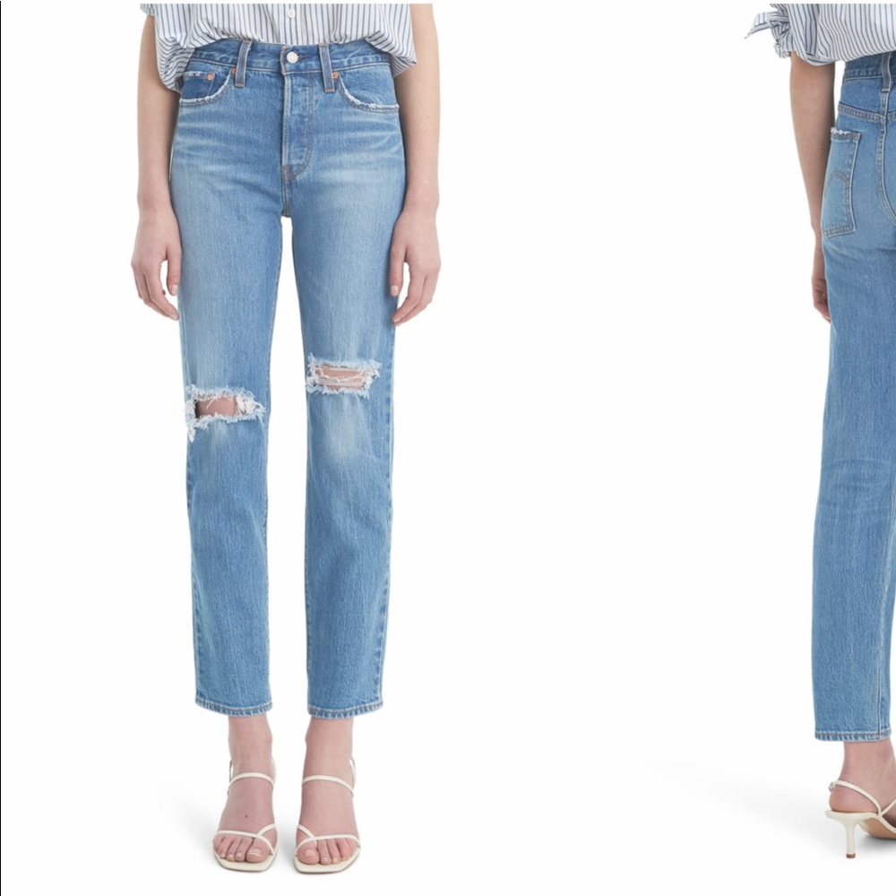 Levis’s 724 high rise straight cropped jean NWT!